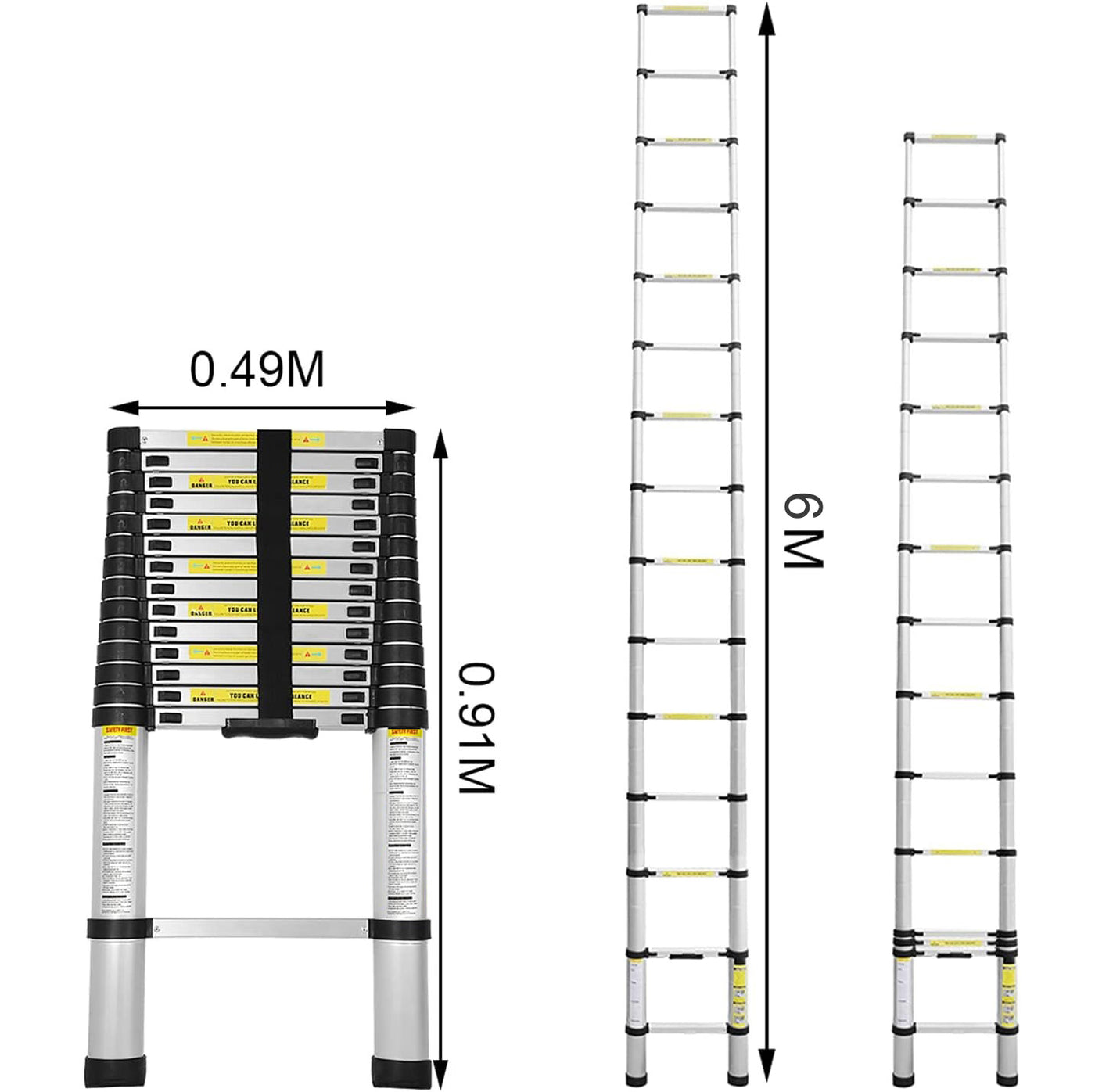 6-Meter ausziehbare Leiter